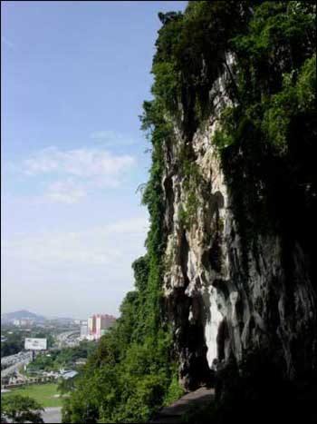 Cliffs just outside Kuala Lumpur