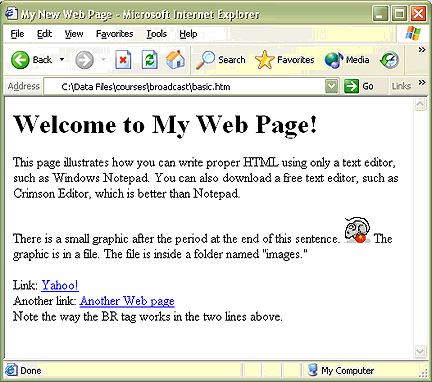 Basic Web Page