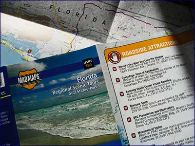 Map Maps Regional Scenic Tours Florida