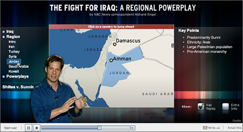 Screen capture: Iraq: A Regional Powerplay
