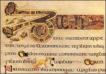 Book of Kells, Ireland, c. 800 CE Book of Kells, Ireland, c. 800 CE